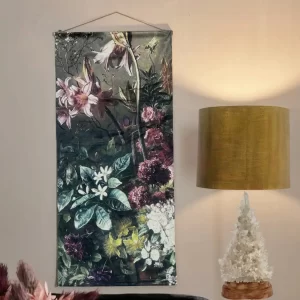 Vintage floral Garden Printed Wall- Hanging