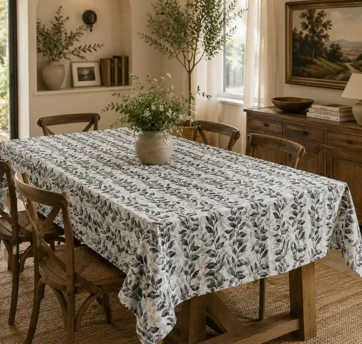 Oversized Cotton Table Cloth Home Decor