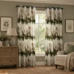 Tropical-Botanical-Print-Curtain-with-Leafy-Design-Home-Decor