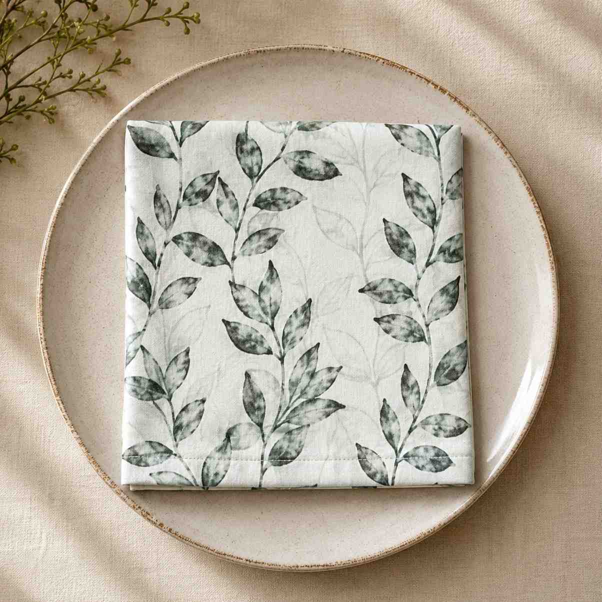 Easy-Care Cotton Napkins for Daily Use Set of Six pcs Home Decore