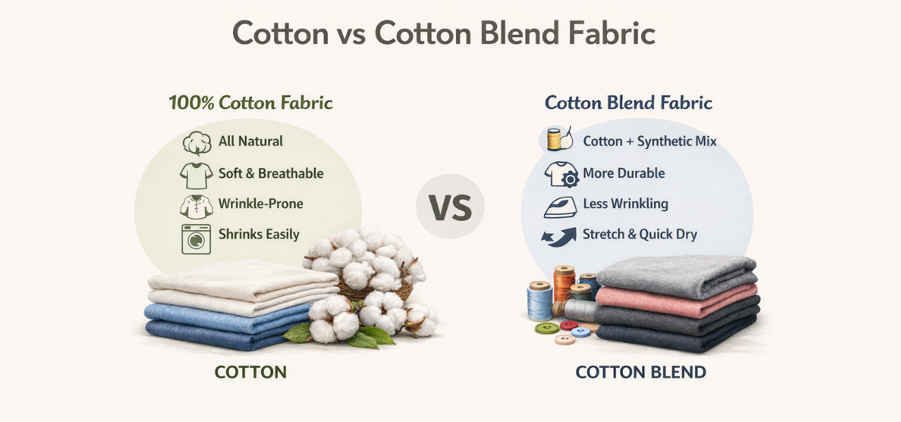 What Is Cotton Blend Fabric? Cotton vs Cotton Blend Fabric