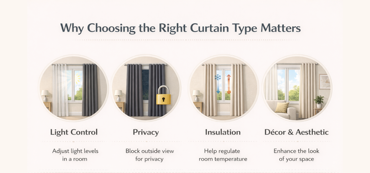 How to Choose the Right Curtain Style for Every Room in Your Home