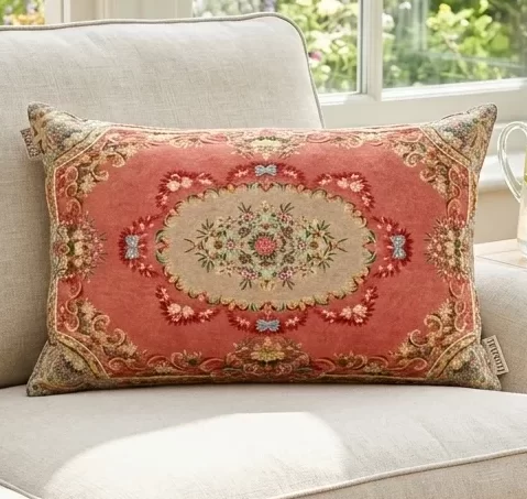 Textured Petal Meadow Cushion