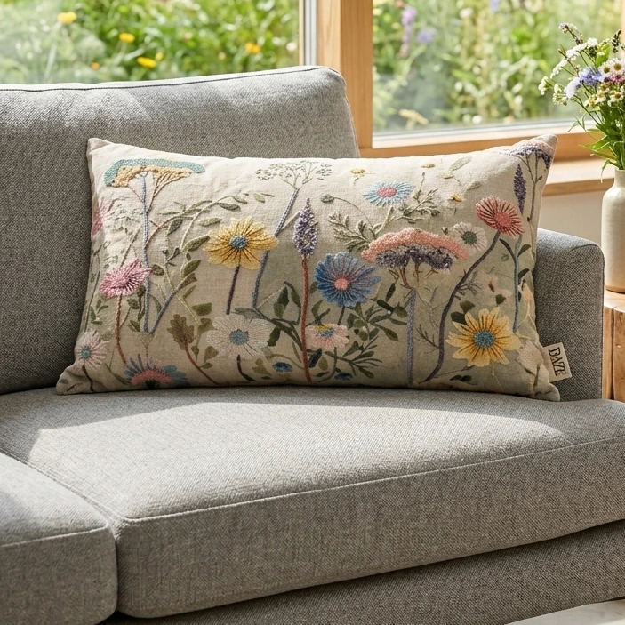 Spotlight Tufted 100% cotton Cushion