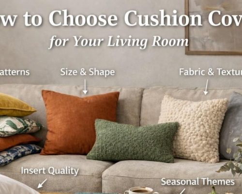 How to Choose Cushion Covers for Your Living Room